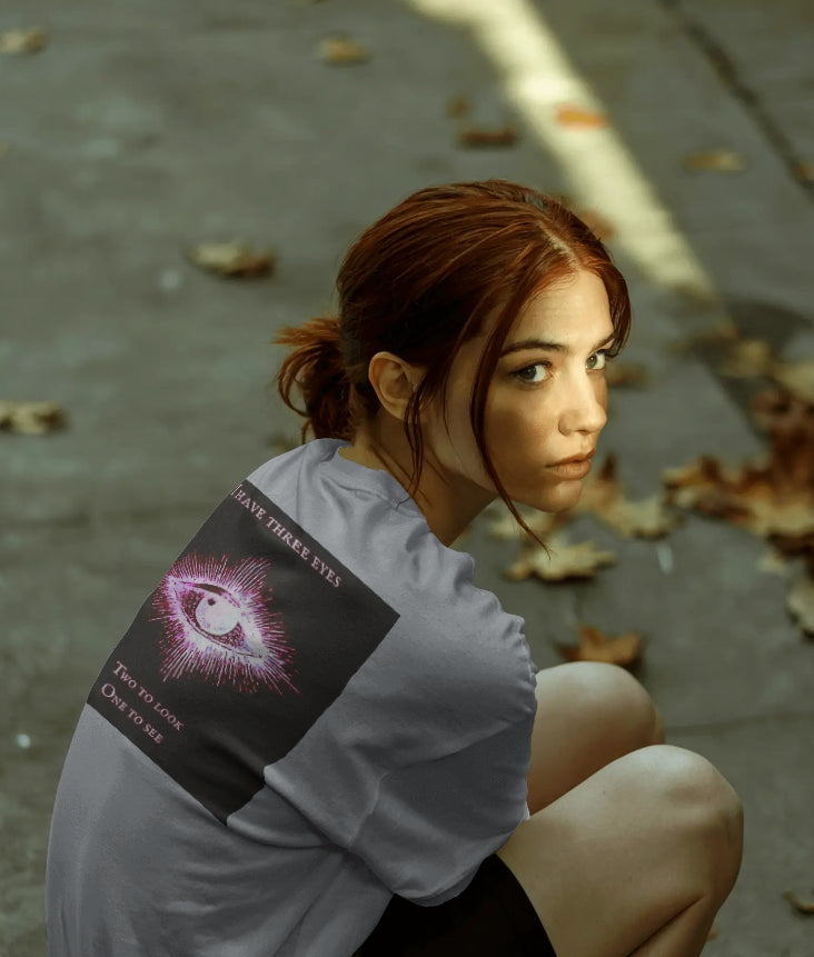 Urban Stitch™ Evil Eye Oversized T-Shirt – Mystic Shield Edition
