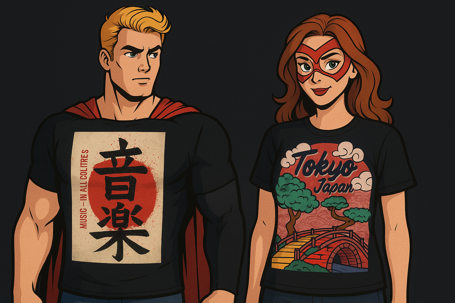 Ninja Duo Pack – Black Edition (Combo of 2 Tees)